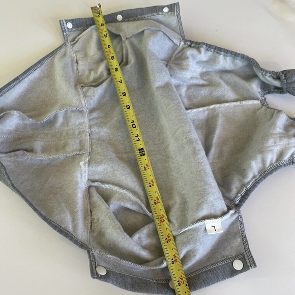 Meowwow Cat Dog Track Suit Outfit Gray Hooded Sweatshirt Hoodie Large One Piece - Picture 11 of 12